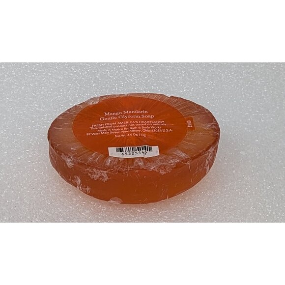 Mango Mandarin Gentle Glycerin Soap 4 Oz By Bath & Body Works - Picture 2 of 2